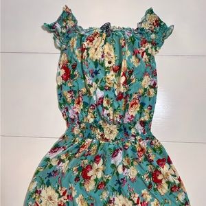 New York Laundry Floral Off the Shoulder Maxi Dress Small